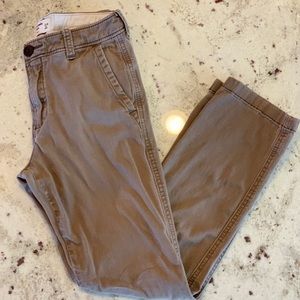 Abercrombie kids straight chino pants.
